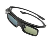 Lunettes à obturateur actif 3D, lunettes à obturateur actif 3D professionnelles rechargeables par USB pour tous les projecteurs 3D DLP Link