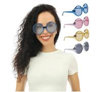Lunettes à paillettes style mouche - PTIT CLOWN - REF/35460 - Thème année 70 ou Disco - Mixte - Bleu
