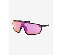 Lunettes adidas Sport SP0088 noires avec verres miroir lilas