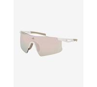Adidas Lunettes de running Kaphiros Mirror S2 Blanc / Marron miroir