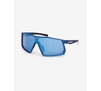 Lunettes adidas Sport SP0123 bleues avec verres miroir bleus