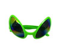 Lunettes Alien pour adulte fantaisie Alien Vert