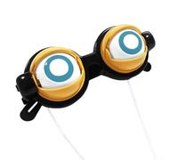 Lunettes amusantes en forme de globe oculaire - 4 styles d'articles de farce Crazy Eyes - Lunettes de fête pour et adultes - Accessoires de costume en PVC - Accessoires photo - Cadeaux