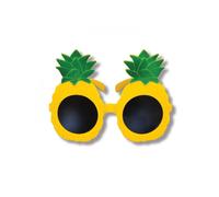 Lunettes ananas originales Lunettes de farce pour l'été jaune-vert