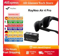 Lunettes AR RayNeo Air 4 Pro, écran 135 pouces, affichage 3D HD, cinéma privé, téléviseur de poche pour téléphone portable, ordinateur et console de jeux Rayneo Air 4 Pro