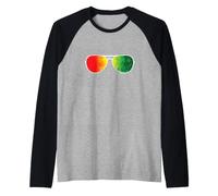 Lunettes aux Couleurs Vives de l'Afrique Manche Raglan