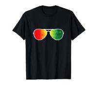 Lunettes aux Couleurs Vives de l'Afrique T-Shirt Graphique avec Valeur