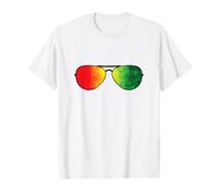 Lunettes aux Couleurs Vives du Continent Africain T-Shirt