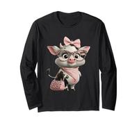 Lunettes bébé Vache Léopard Rose Girly Glam Graphic Trippy Manche Longue
