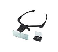 Lunettes Bergeon 8909 loupe binoculaire LED lumière 1.0X, 1.5X, 2.0X, 2.5X et 3.5X