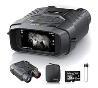 Lunettes binoculaires NVS-40 Télescope 4K HD, vision nocturne, zoom numérique 6X, portée 300m, pour chasse, camping, observation d'objets (NVS-40)
