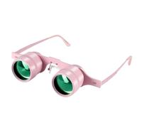 Lunettes binoculaires Portables avec lentilles en Verre à | Poignée texturée, corps profilé pour la manipulation, lentilles à revêtement vert pour l ' observation des oiseaux en
