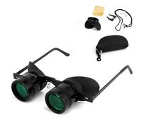 Lunettes binoculaires Professionnelles à Mains Libres pour pêche, Observation des Oiseaux, Sports, Concerts, théâtre, opéra, télévision, Observation, pour Adultes, Optique de Film Vert