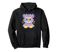 Lunettes Bleues avec Motif de hérisson Mignon pour Amoureux des Animaux Sweat à Capuche