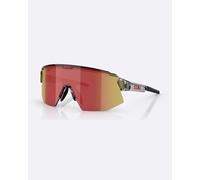 Lunettes Bliz Breeze Transparent Dark Grey avec verre Red