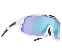Bliz Vision Sunglasses Blanc Smoke With Blue Multi/CAT3 Homme,Femme