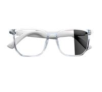 Lunettes Bluetooth connectées pour Hommes et Femmes, écran Portable, Verres décolorés, Casque Tendance pour Les appels, Lunettes de Soleil Audio bloquant,White-Color-Changing