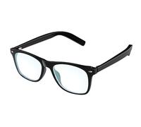 Lunettes Bluetooth intelligentes avec IA, Casque Bluetooth intégré, Lunettes de Soleil avec Filtre Anti-lumière Bleue et Protection UV, étanchéité IP54,Transparent
