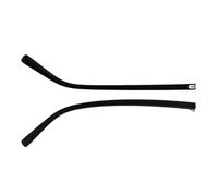 Lunettes Bras 1 paire de branches lunettes à double denture plate, remplacement, antidérapantes, accessoires réparation(5mm)