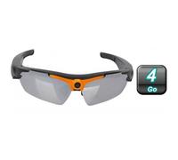Lunettes Caméra Embarquée Sport Pro HD 720P Mini Appareil Photo 8MP 120° 4 Go YONIS Noir G
