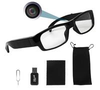 Lunettes caméra Espion 32G, avec Objectif numérique Ultra-Fin 1080P, pour Sports de Plein air