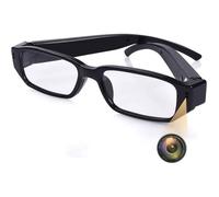 Lunettes Caméra Espion Photo Vidéo Microphone 5 Mp Micro SD Full HD 1080P Noire + SD 4Go YONIS