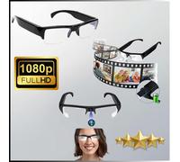 Lunettes Caméra HD 1080P Mains Libres POV Sport Design Tendance. Jusqu'à 128 Go