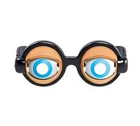 Lunettes Clignotantes | Lunettes rigolotes | Accessoires Lunette Clignotants Yeux nouveauté Folle Jouets farces Cadeau Gag | Accessoires de Costume de Cosplay en Verre à Globe oculaire Idiot