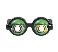 Lunettes Clignotantes | Lunettes rigolotes | Accessoires Lunette Clignotants Yeux nouveauté Folle Jouets farces Cadeau Gag | Accessoires de Costume de Cosplay en Verre à Globe oculaire Idiot