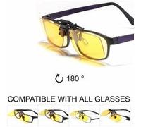 Lunettes Clip on Filtre KLIM OTG Lumière Bleue Jaune G