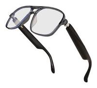Lunettes Connectées Bluetooth Modèle Sharp avec Audio Intégré Ultra Léger Noir
