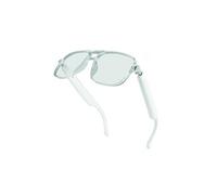 Lunettes Connectées Bluetooth Modèle Sharp avec Audio Intégré Ultra Léger Blanc