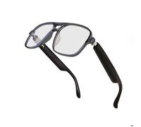 Lunettes Connectées Bluetooth Modèle Sharp avec Audio Intégré Ultra Léger Noir
