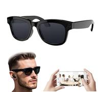 Lunettes Connectées Ia, Avec Caméra Hd 500 W Et Haut-Parleurs, Commande Vocale, Lecture De Musique, Traduction En Temps RéEl, Transmission Wi-Fi, Pour Les Voyages, La Musique Et Les Appels.,A