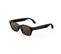 Meta Adventurer Grande taille Noir classique | Lunettes IA pour femme et pour homme - Meta AI, Caméra 12 Mpx, Traduction simultanée - Résolution 3K HD - 8+ heures d’autonomie - Verres marron