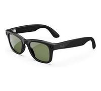 META Ray-Ban Lunettes connectées Wayfarer, Noir brillant, Verres Vert G15
