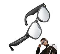 Lunettes Connectées | Lunettes Intelligentes IA avec Caméra 8mp | Écouteurs Sans Fil à Conduction Osseuse pour Voyage Travail Activités Extérieures Réunions Vlog Hommes