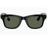 Ray-Ban Lunettes connectées Wayfarer (Gen 2) Noir brillant Verres verts
