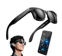 Lunettes connectées tendance avec caméra IA, étanches IP65, Bluetooth,appels, lecture de musique,identification des photos, utilisation de ChatGPT,pour les voyages,les réunions et les affaires,B