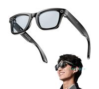 Lunettes connectées tendance avec caméra IA, étanches IP65, Bluetooth,appels, lecture de musique,identification des photos, utilisation de ChatGPT,pour les voyages,les réunions et les affaires,B