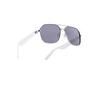Lunettes Connectées Thalos Conduction Osseuse Verres Polarisés Blanc Gris