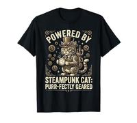 Lunettes Cool Steampunk Cat Lover Gear Apparel T-Shirt