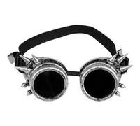 Boland – Lunettes cyberpunk 54506 – Steampunk, épines et élastique – Argent adulte
