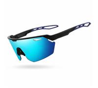 Lunettes cyclisme GAUTHIER FRANCE polarisées UV400 TR90 29 g plaquette réglable vélo course randonnée bleu noir Taille unique