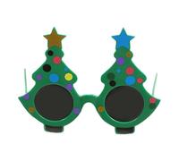 Lunettes d'arbre de Noël - Lunettes de soleil en forme d'arbre de Noël, lunettes d'horreur Anime Cosplay | Lunettes de Noël Art the Clown, Costume de lunettes pour Halloween, accessoires de noël,
