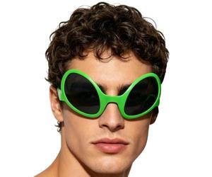 Lunettes de amusantes fantaisie Alien vert