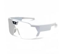 Lunettes de baseball avec appareil photo, lunettes de soleil avec carte mémoire de 32 Go, lunettes d'enregistrement POV HD 4K pour homme et femme (bleu glacier A)