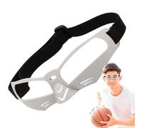Lunettes de basket-ball, lunettes d'entraînement au dribble, équipement de vision sportive, design anti-distraction, basket-ball léger pour jeunes pour taille unique, pratique pour enfants
