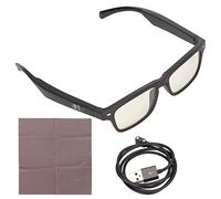 Lunettes de Bluetooth Smart Audio, Lunettes Intelligentes, Bluetooth sans Fil, Son à Conduction Osseuse pour Tous Les Appareils Intelligents, Adaptés à la Conduite,