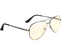 Lunettes de bureau/jeu GUNNAR MAVERICK GUNMETAL * verres ambrés * BLF 65 * foyer NATUREL